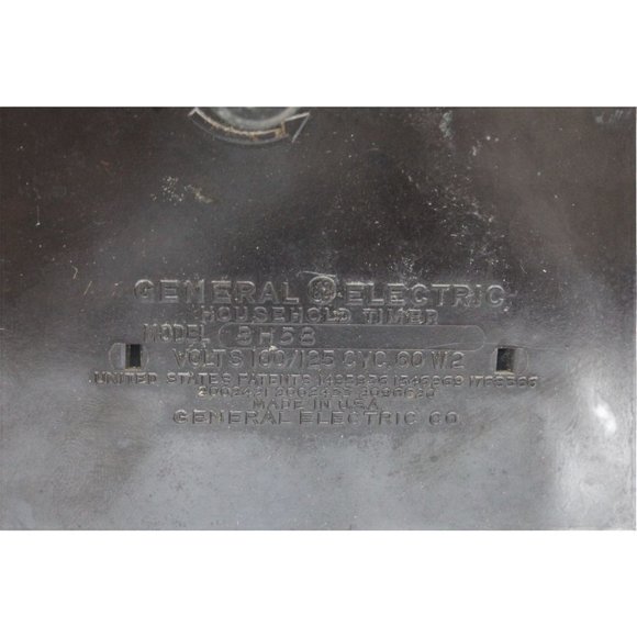 Vtg 1939 General Electric Household Timer & Clock Model 8H58 Tested Works - Picture 3 of 12